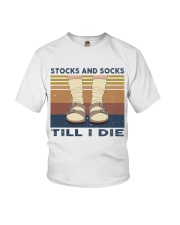 Stocks And Socks Till I Die Youth T-Shirt thumbnail