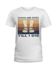 Stocks And Socks Till I Die Ladies T-Shirt thumbnail