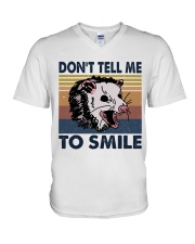 Don't Tell Me To Smile V-Neck T-Shirt thumbnail
