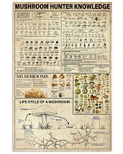 Mushroom Hunter Knowledge 11x17 Poster front