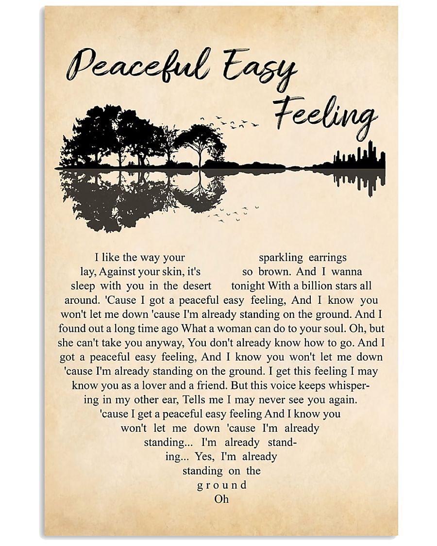 Peaceful Easy Feeling 11x17 Poster