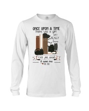 Cats And Books Long Sleeve Tee thumbnail