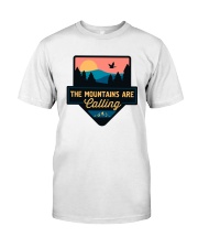 The Mountains Are Calling Classic T-Shirt thumbnail