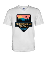 The Mountains Are Calling V-Neck T-Shirt thumbnail