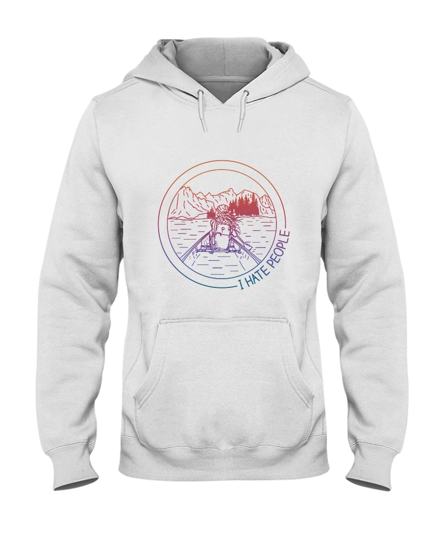 I Hate People Hooded Sweatshirt