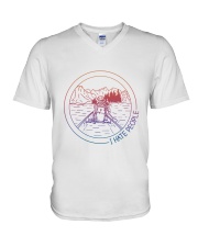 I Hate People V-Neck T-Shirt thumbnail
