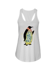 Just Smile And Wave Ladies Flowy Tank thumbnail