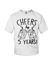 Cheers 5 Years Youth T-Shirt front