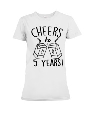 Cheers 5 Years Premium Fit Ladies Tee thumbnail