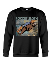 Rocket Sloth Crewneck Sweatshirt thumbnail