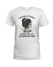 I Became A Teacher Ladies T-Shirt thumbnail