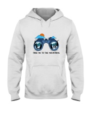 Take Me To The Mountains Hooded Sweatshirt front