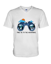 Take Me To The Mountains V-Neck T-Shirt thumbnail