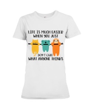 Life Is Much Easier Premium Fit Ladies Tee thumbnail