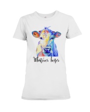 Whatever Heifer 1 Premium Fit Ladies Tee thumbnail
