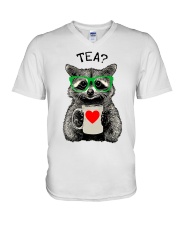 Love Raccon V-Neck T-Shirt thumbnail