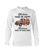 Chickens Make Me Happy Long Sleeve Tee thumbnail