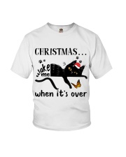 Christmas Wake Me Youth T-Shirt thumbnail