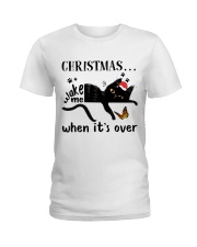 Christmas Wake Me Ladies T-Shirt thumbnail