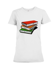 Book Are Better Than People Premium Fit Ladies Tee thumbnail