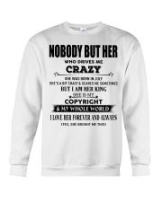 Perfect gift loved one- Nobody but you- July Crewneck Sweatshirt thumbnail