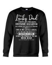 Perfect gift for Daddy - 00- black Crewneck Sweatshirt thumbnail