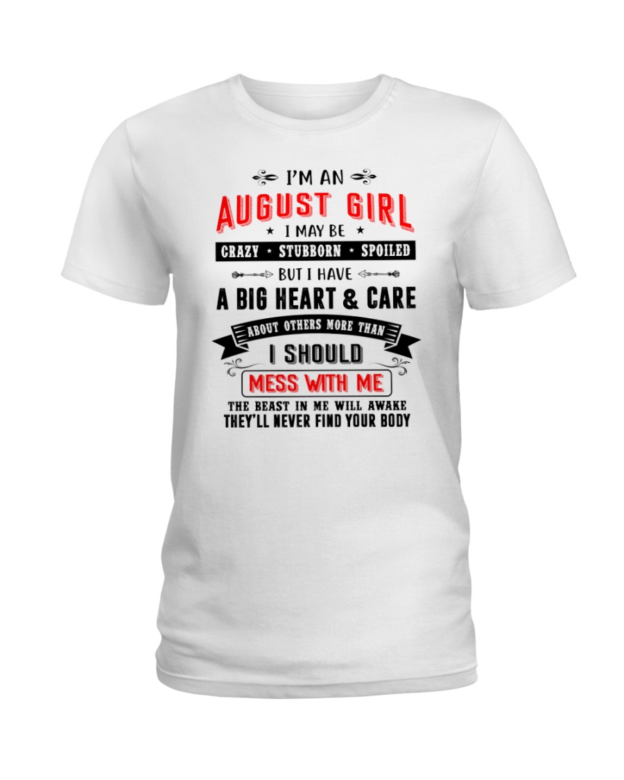 AUGUST GIRL Ladies T-Shirt