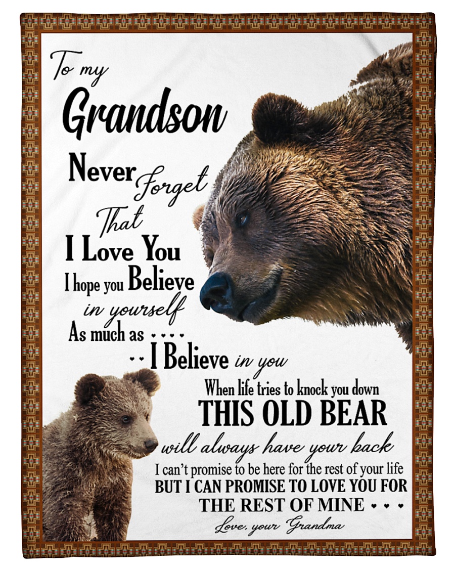 My grandson remember how much i love you Small Fleece Blanket - 30" x 40"