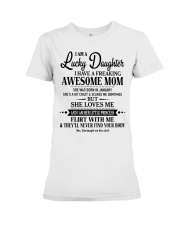 Special gift for Daughter- January Premium Fit Ladies Tee thumbnail