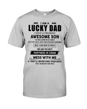 I'm a lucky Dad- I have an Awesome Son - Kun 10 Classic T-Shirt front