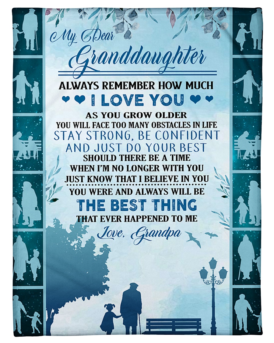 To my granddaughter ever forget that i love you Small Fleece Blanket - 30" x 40"