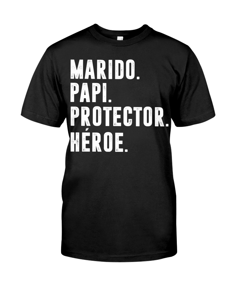 Husband - Daddy - Protector - Hero - Q-TBN Classic T-Shirt