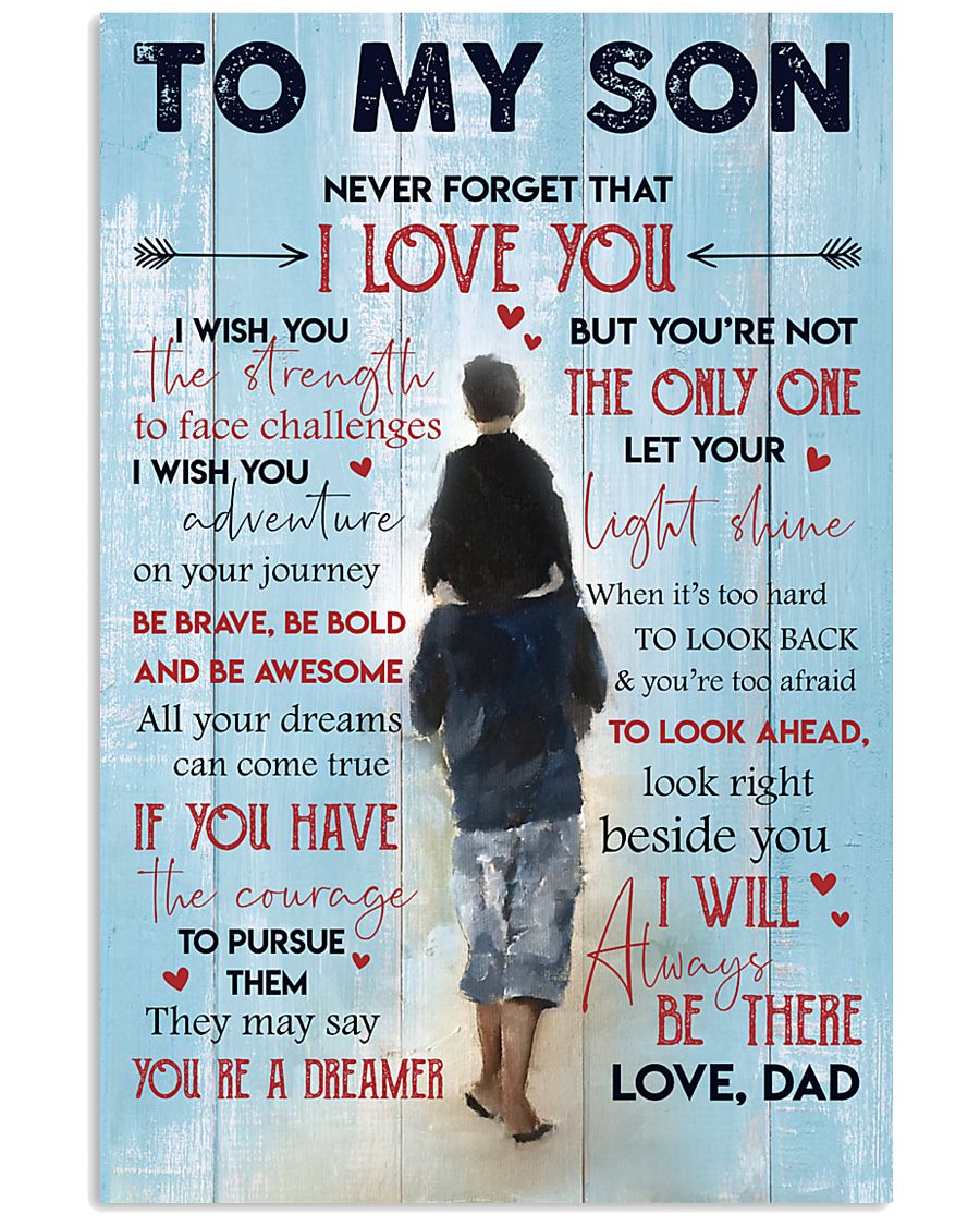 Gift For Your Son 11x17 Poster