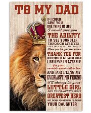 To My Dad AH79 11x17 Poster front