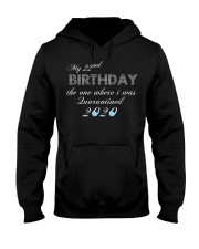 My 22nd birthday the one where i was quarantined Hooded Sweatshirt thumbnail