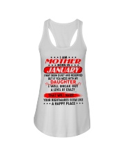 I am a spoiled MOM - DAD January Ladies Flowy Tank thumbnail