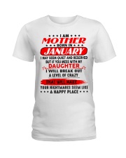 I am a spoiled MOM - DAD January Ladies T-Shirt thumbnail
