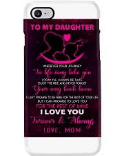 TO MY DAUGHTER - LOVE - MOM Phone Case thumbnail