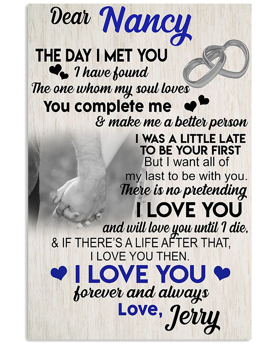 The day I met you I have found my soul loves 11x17 Poster