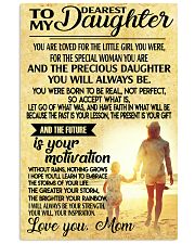 To my dearest daughter - T0 11x17 Poster front