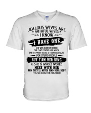 Jealous Wives Are Faithful Wives chad3 V-Neck T-Shirt thumbnail
