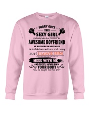 Gifts for Girlfriend: Have a awesome boyfriend- 11 Crewneck Sweatshirt thumbnail