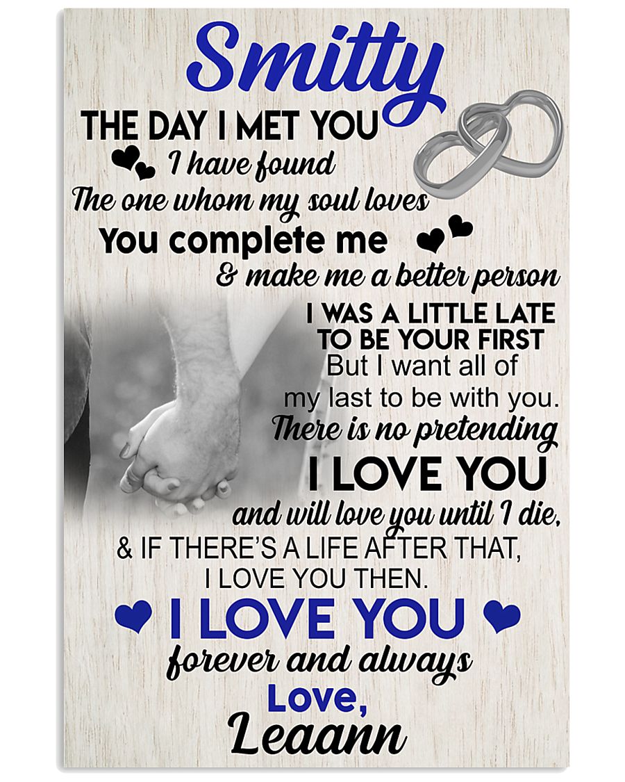 The day I met you I have found my soul loves 11x17 Poster