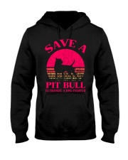 Save A Pit Bull Euthanize A Dog Fighter - C Hooded Sweatshirt thumbnail