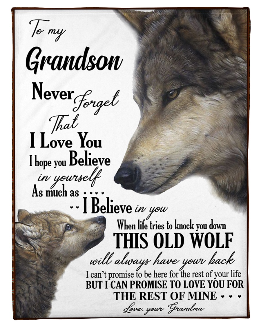 To my dear grandson never forget that i love you Small Fleece Blanket - 30" x 40"