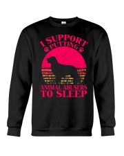I Support Putting Animal Abusers To Sleep - C0 Crewneck Sweatshirt thumbnail