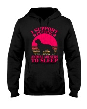 I Support Putting Animal Abusers To Sleep - C0 Hooded Sweatshirt thumbnail