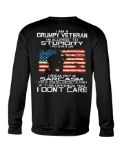 I AM A GRUMPY VETERAN I LOVE MY COUNTRY - JUNE Crewneck Sweatshirt thumbnail