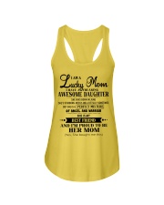 I am a Lucky Mom- Awesome Daughter- Kun 06 Ladies Flowy Tank thumbnail