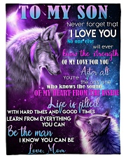 The perfect gift for son Small Fleece Blanket - 30" x 40" front